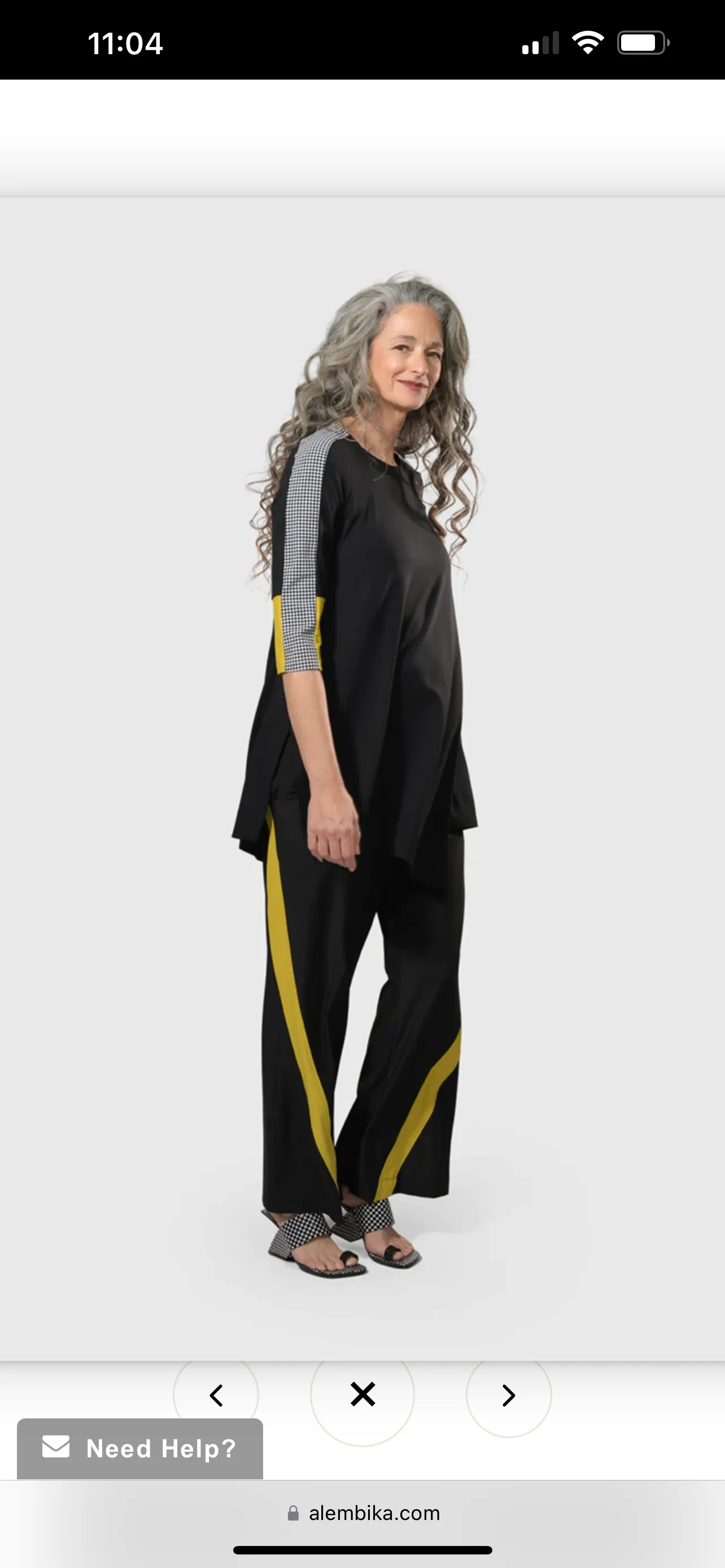 TEKBIKA JESSIE FLOW PANTS, YELLOW ALEMBIKA