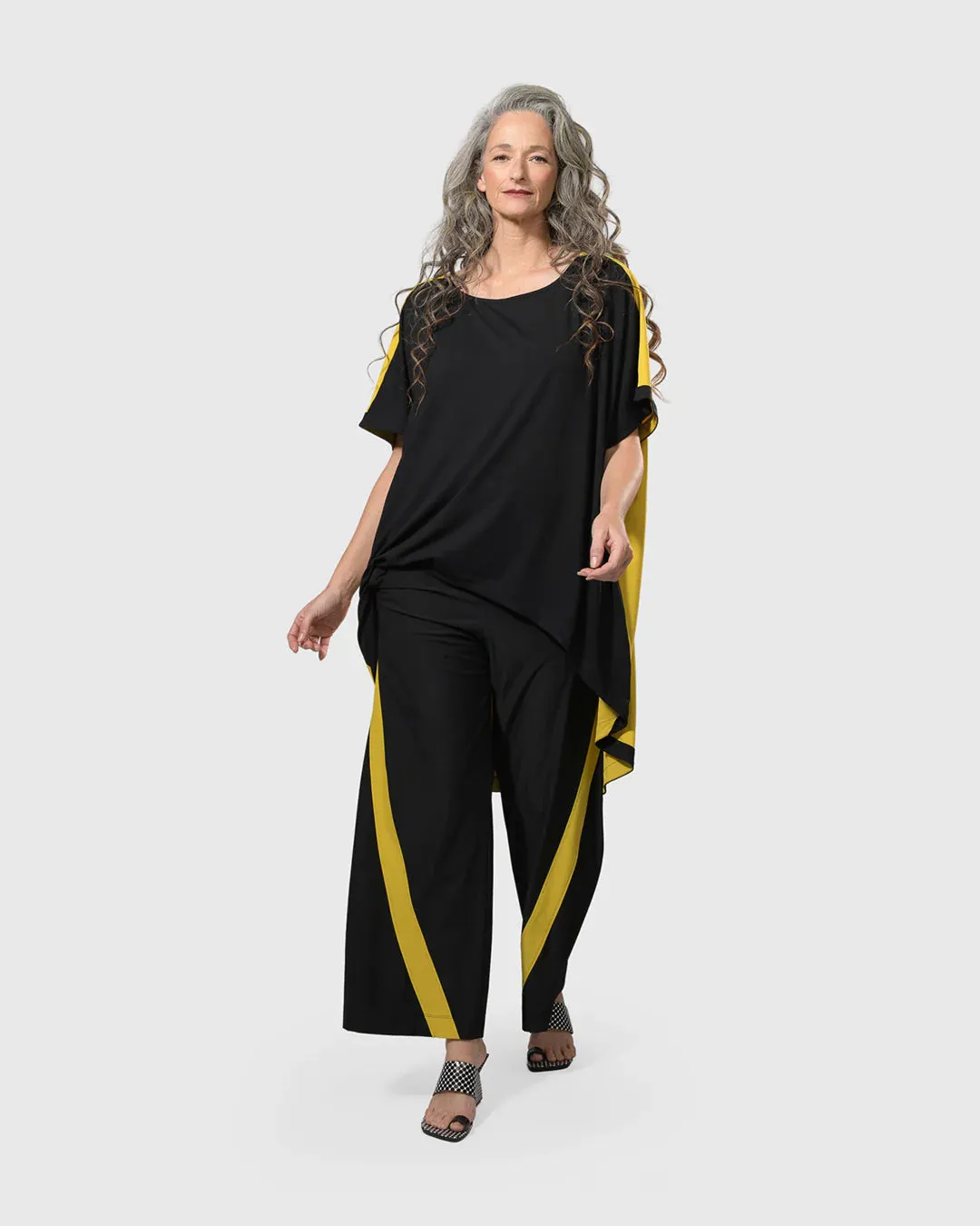 TEKBIKA JESSIE FLOW PANTS, YELLOW ALEMBIKA