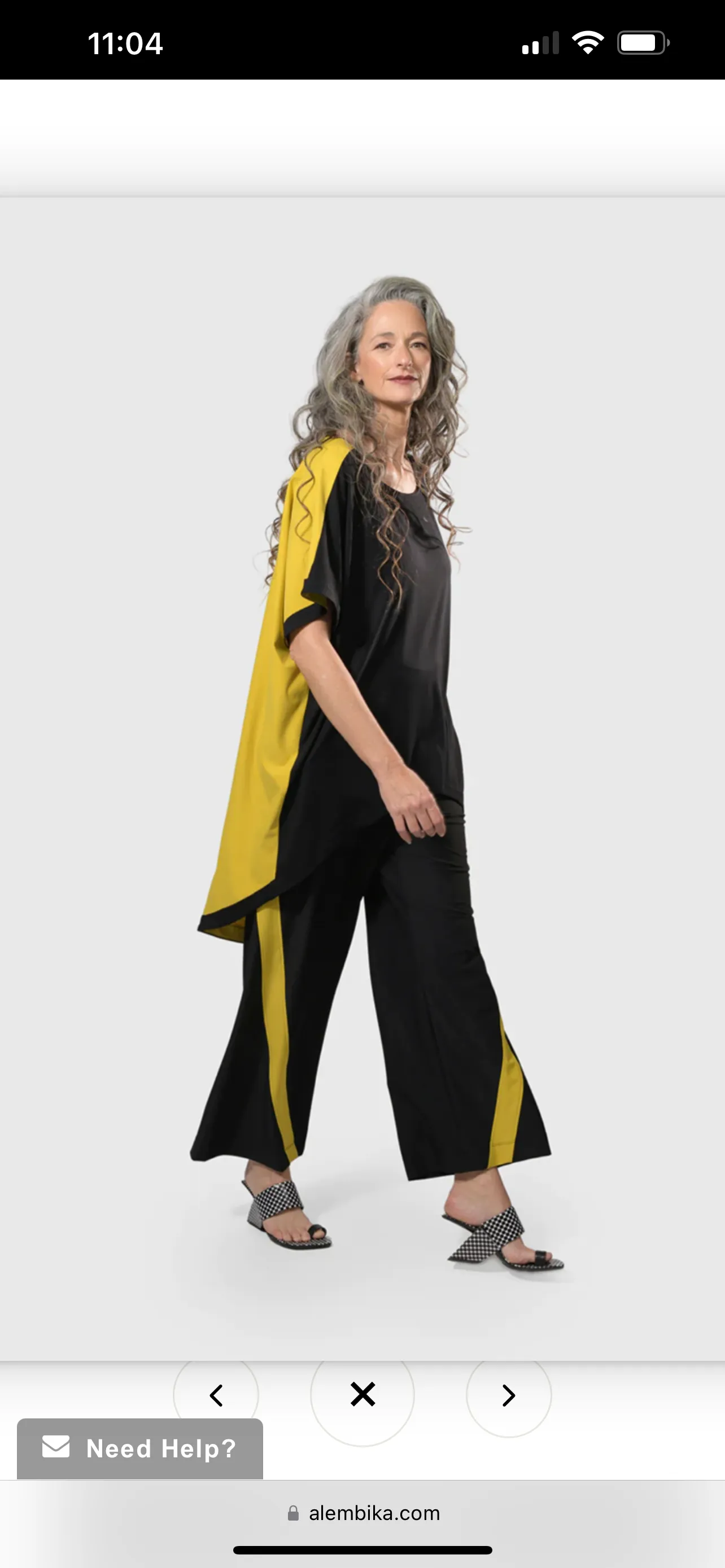 TEKBIKA JESSIE FLOW PANTS, YELLOW ALEMBIKA