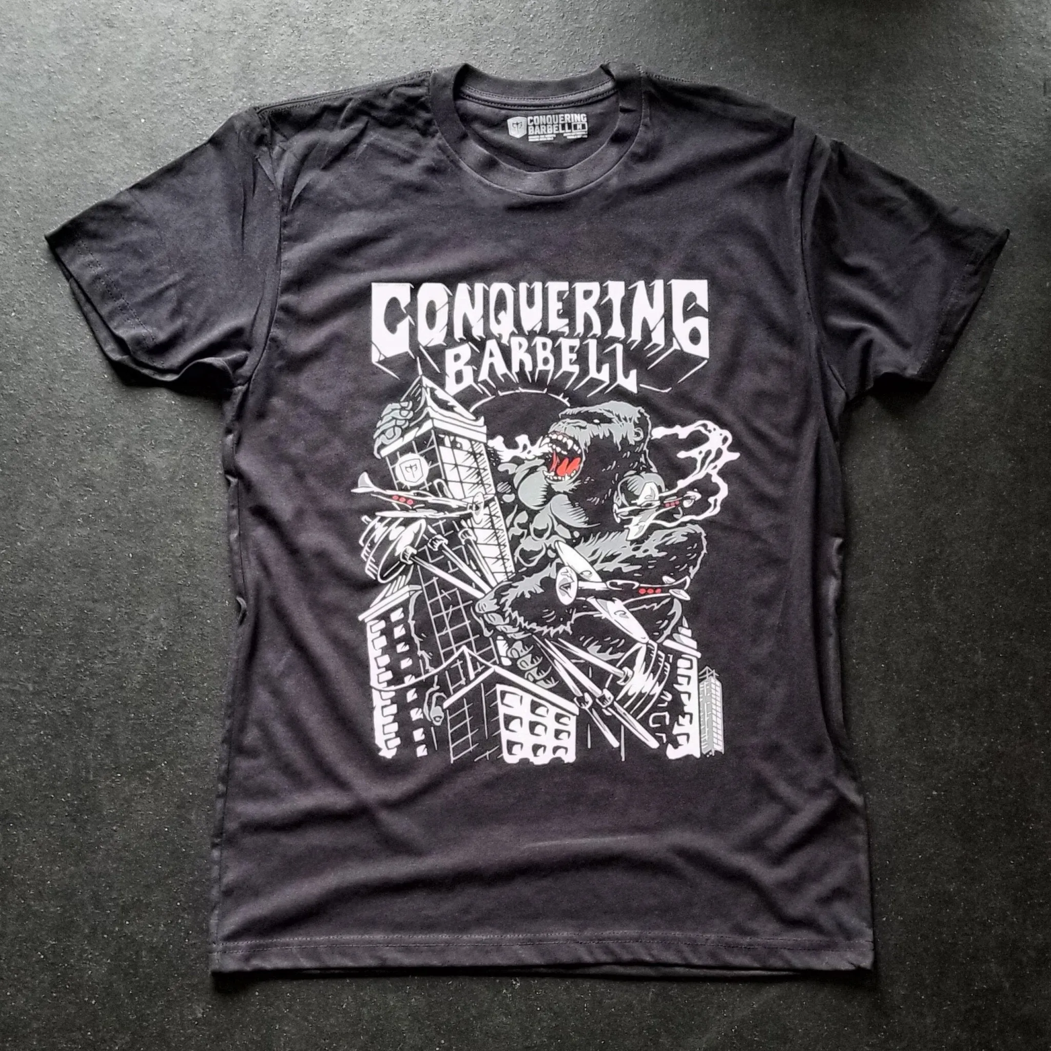 The Kong Tee - on Black Tee