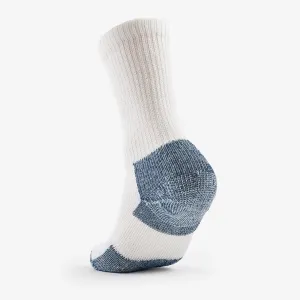Thorlo Thick Running Socks (XJ Extra Large) - White/Navy