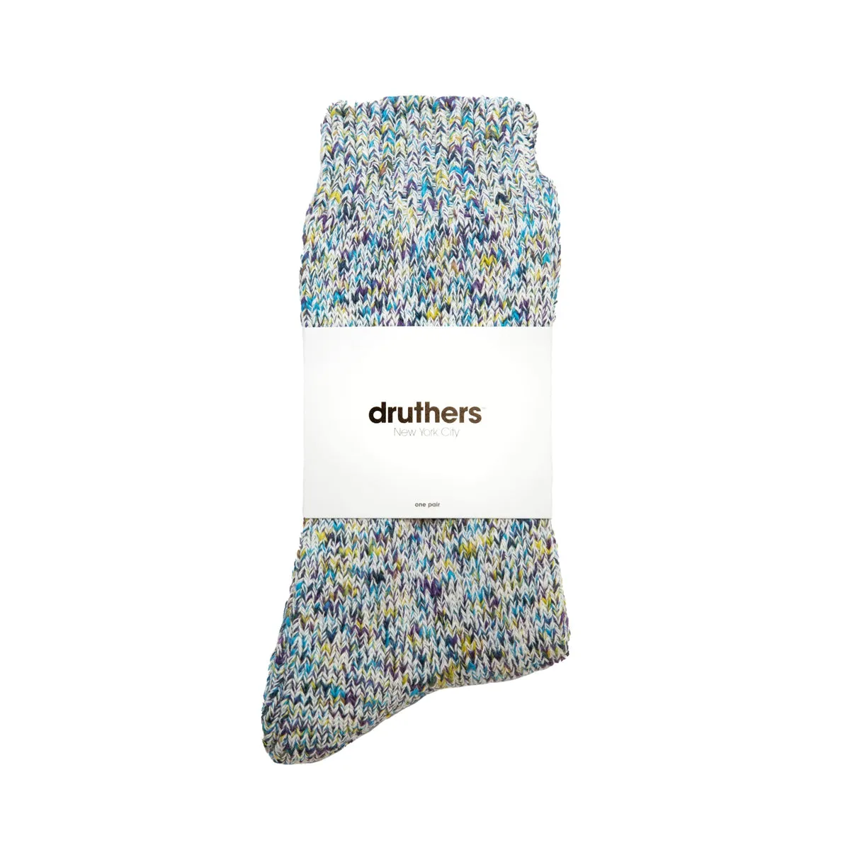 TIE DYE CREW SOCK - CONFETTI