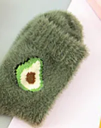 Unisex Winter Fluffy Thick Fruit Design Print House Happy Socks