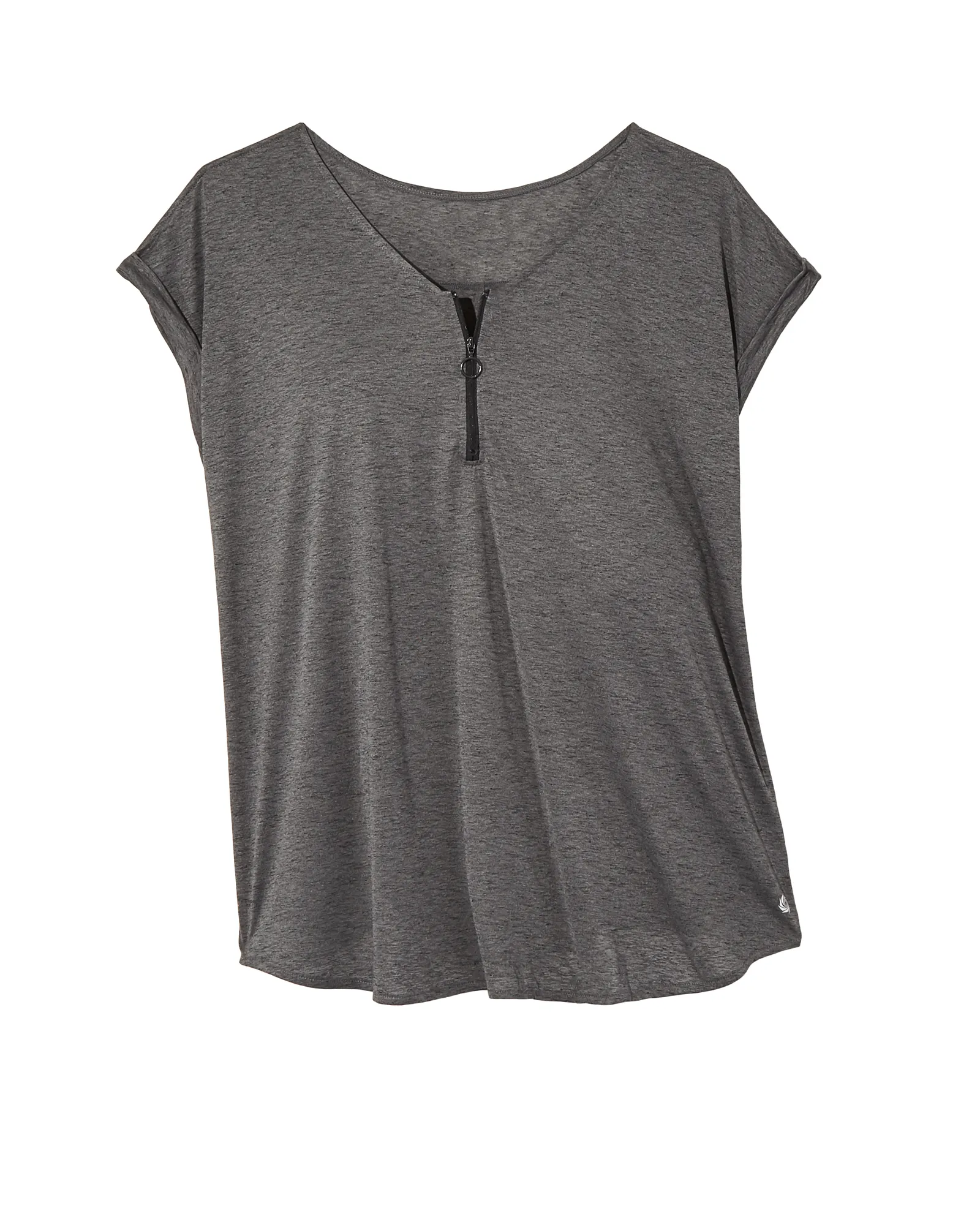 Winterberry Zip Top | Charcoal Grey