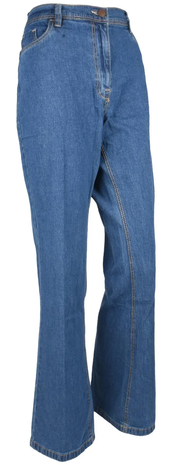 Womens Medium Waist Stretch Jeans - UK10 X 29L